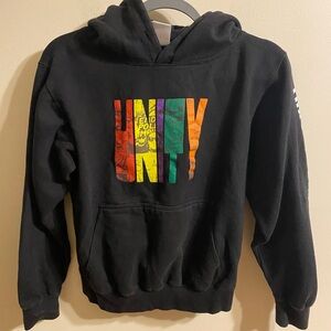 Women's Cross Colours Black Unity Through Diversity Hoodie Size XS‎